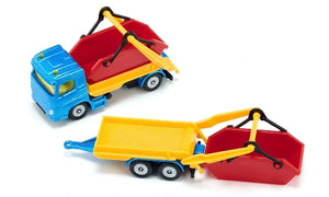 Siku Truck with Skip and Trailer - Treasure Island Toys