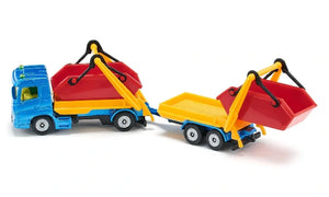 Siku Truck with Skip and Trailer - Treasure Island Toys