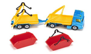 Siku Truck with Skip and Trailer - Treasure Island Toys