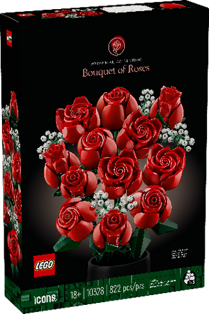 LEGO Icons Botanical Collection Bouquet of Roses - Treasure Island Toys