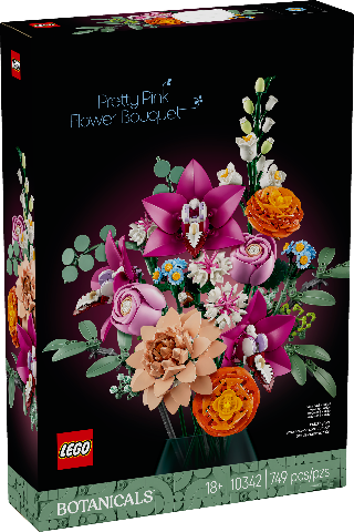 LEGO Botanical Collection Pretty Pink Flower Bouquet - Treasure Island Toys