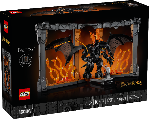 LEGO Icons Lord of the Rings Balrog Book Nook - Treasure Island Toys
