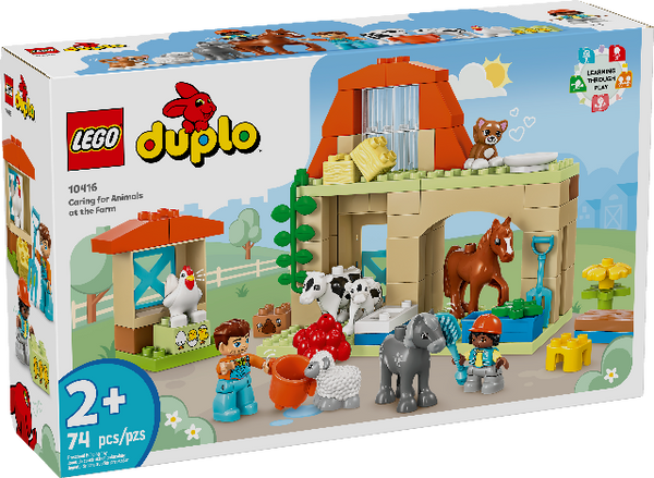 LEGO Duplo Town Caring for Animals at the Farm Treasure Island Toys