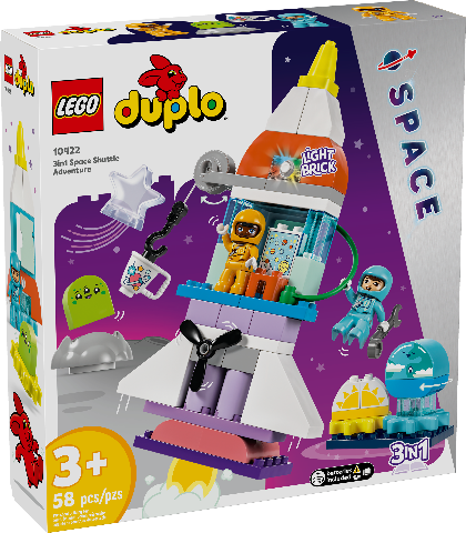 LEGO Duplo Town 3in1 Space Shuttle Adventure - Treasure Island Toys
