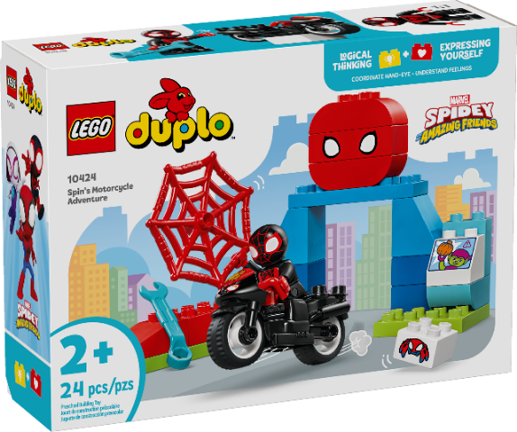 *COMING SOON* LEGO Duplo Spidey Spin's Motorcycle Adventure