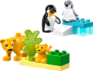 LEGO Duplo Town Wild Animal Families: Penguins & Lions