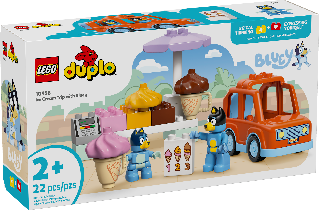 LEGO Duplo Bluey Ice Cream Trip with Bluey - Treasure Island Toys