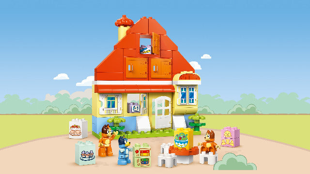 LEGO Duplo Bluey Bluey's Family House wtith Memory Game - Treasure Island Toys