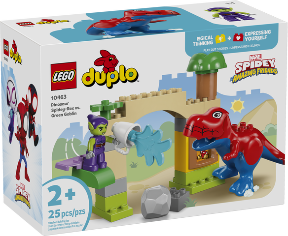 LEGO Duplo Marvel Spidey & Friends: Spidey-Rex vs. Green Goblin - Treasure Island Toys