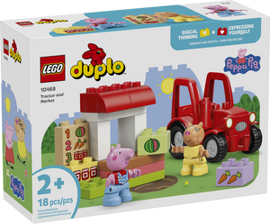 LEGO Duplo Peppa Pig Tractor & Market - Treasure Island Toys