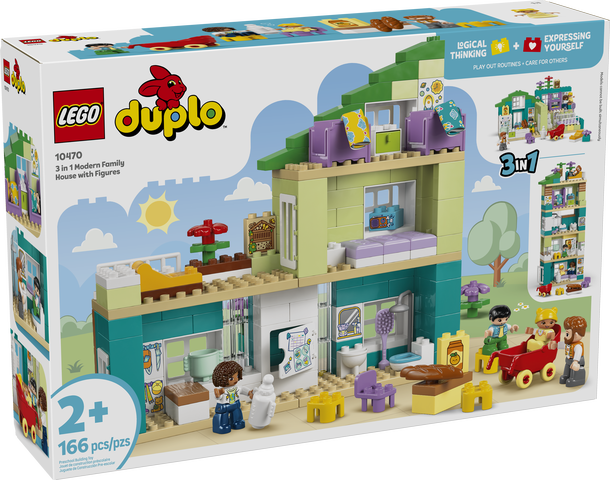 LEGO Duplo Town 3in1 Modern Family House - Treasure Island Toys