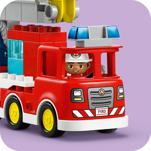 LEGO Duplo Town Fire Truck with Hose and Firefighter