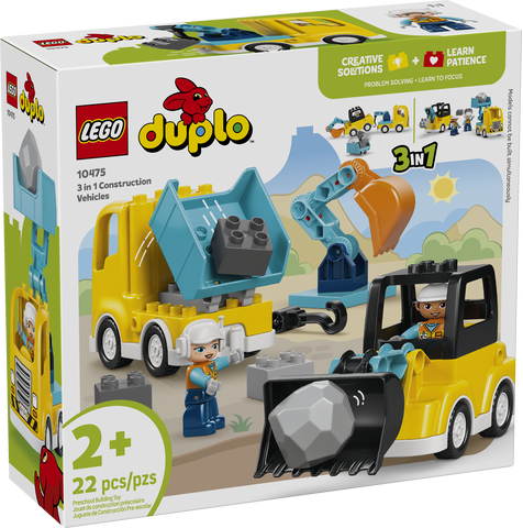 LEGO Duplo Town 3in1 Construction Vehicles