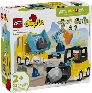 LEGO Duplo Town 3in1 Construction Vehicles