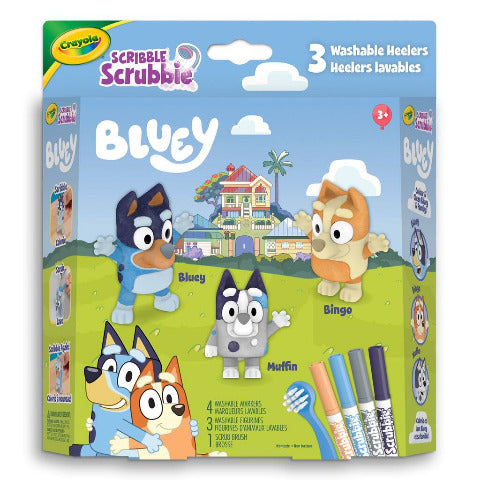 Crayola Scribble Scrubbie Pets Bluey Combo 3 Pack - Treasure Island Toys
