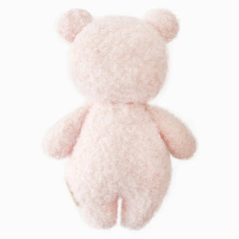 Cuddle + Kind Baby Bouclé Bear, Strawberry - Treasure Island Toys