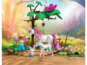 Playmobil Magic Unicorn Magical Unicorn Stable for Mother & Foal - Treasure Island Toys