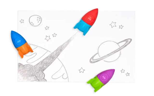 Ooly Blast Off Eraser & Sharpener - Treasure Island Toys