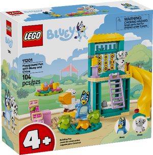 LEGO Bluey Playground Fun with Bluey and Chloe - Treasure Island Toys