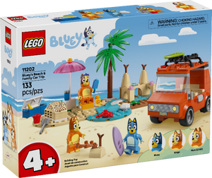 LEGO Bluey Beach & Family Car Trip - Treasure Island Toys