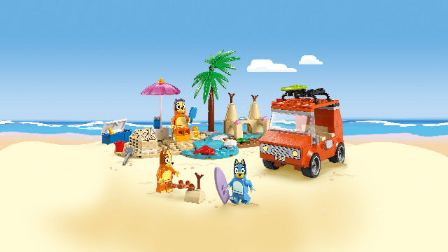 LEGO Bluey Beach & Family Car Trip - Treasure Island Toys