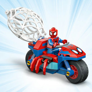 LEGO Marvel Spidey On His Motorcycle vs. Rhino