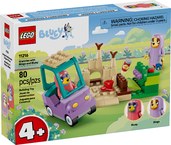LEGO Bluey Grannies with Bingo and Bluey
