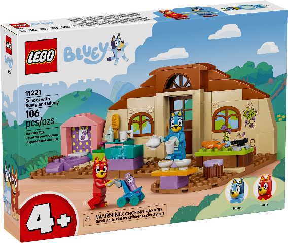 LEGO Bluey School with Rusty and Bluey