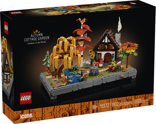 LEGO Icons Autumn Cottage Garden