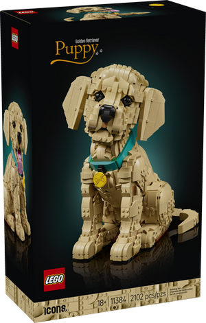 LEGO Icons Golden Retriever Puppy - Treasure Island Toys