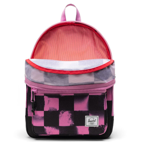 herschel backpack checkered Herschel Heritage Kids Backpack Stencil Checker Opera Mauve