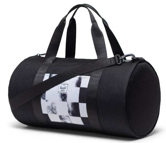 Herschel Classic Duffle Little Herschel Black Distressed Checker - Treasure Island Toys