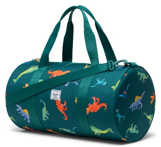 Herschel Classic Duffle Little Herschel Adventurine Watercolour Dinos - Treasure Island Toys