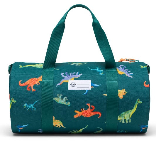 Herschel Classic Duffle Little Herschel Adventurine Watercolour Dinos - Treasure Island Toys