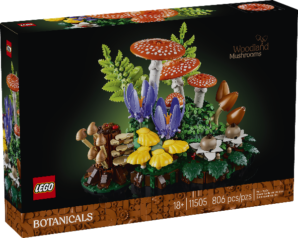 LEGO Botanical Woodland Mushrooms