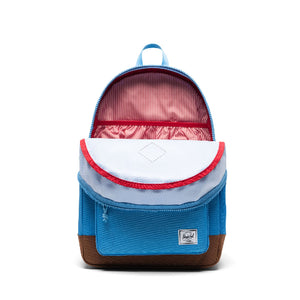 Herschel Heritage Youth Backpack Azure Blue/Saddle Brown