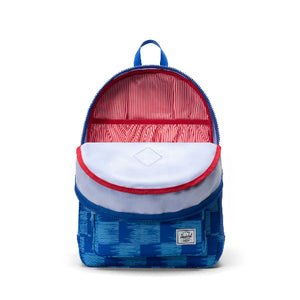 Herschel Heritage Youth Backpack Check Yourself Dazzling Blue