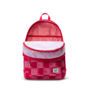 Herschel Heritage Youth Backpack Check Yourself Raspberry