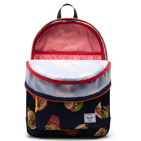Herschel Heritage Youth Backpack Burgers and Fries - Treasure Island Toys