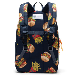 Herschel Heritage Youth Backpack Burgers and Fries - Treasure Island Toys