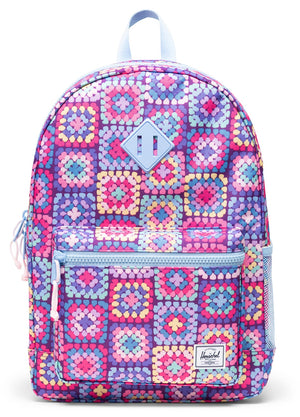 Herschel Heritage Youth Backpack Crochet Patchwork - Treasure Island Toys