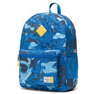 Herschel LEGO Heritage Youth Backpack Abstract Bricks Blue - Treasure Island Toys