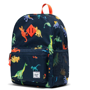 Herschel Heritage Kids Backpack Watercolour Dinos Darkest Navy - Treasure Island Toys