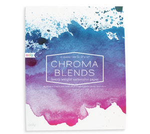 Ooly Chroma Blends Watercolor Paper Pad - Treasure Island Toys