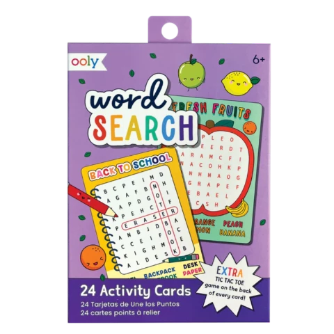 Ooly Activity Cards Word Search - Treasure Island Toys