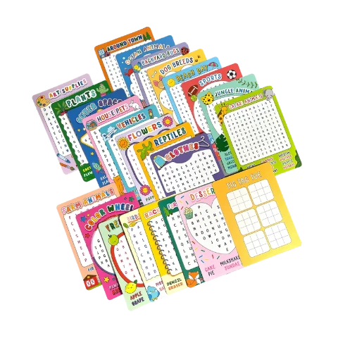 Ooly Activity Cards Word Search - Treasure Island Toys