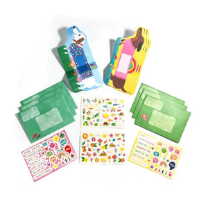 Ooly Tiny Tadas! Note Cards & Sticker Set Playful Pups - Treasure Island Toys