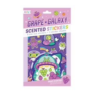 Ooly Stickiville Scented Stickers Grape Galaxy - Treasure Island Toys