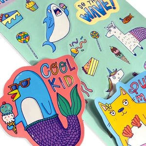 Ooly Stickiville Scented Stickers Mer-Made to Party - Treasure Island Toys