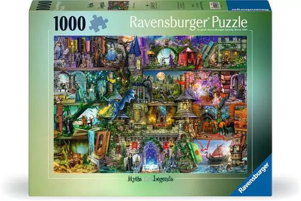 Ravensburger Puzzle 1000 Piece, Myths & Legends - Treasure Island Toys